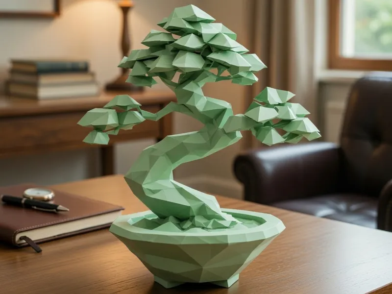 Low Poly Bonsai v7