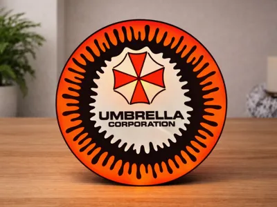 Resident Evil Umbrella Lamp