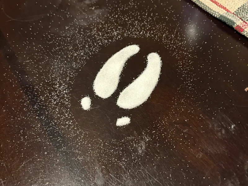 Reindeer Tracks/Feet Template