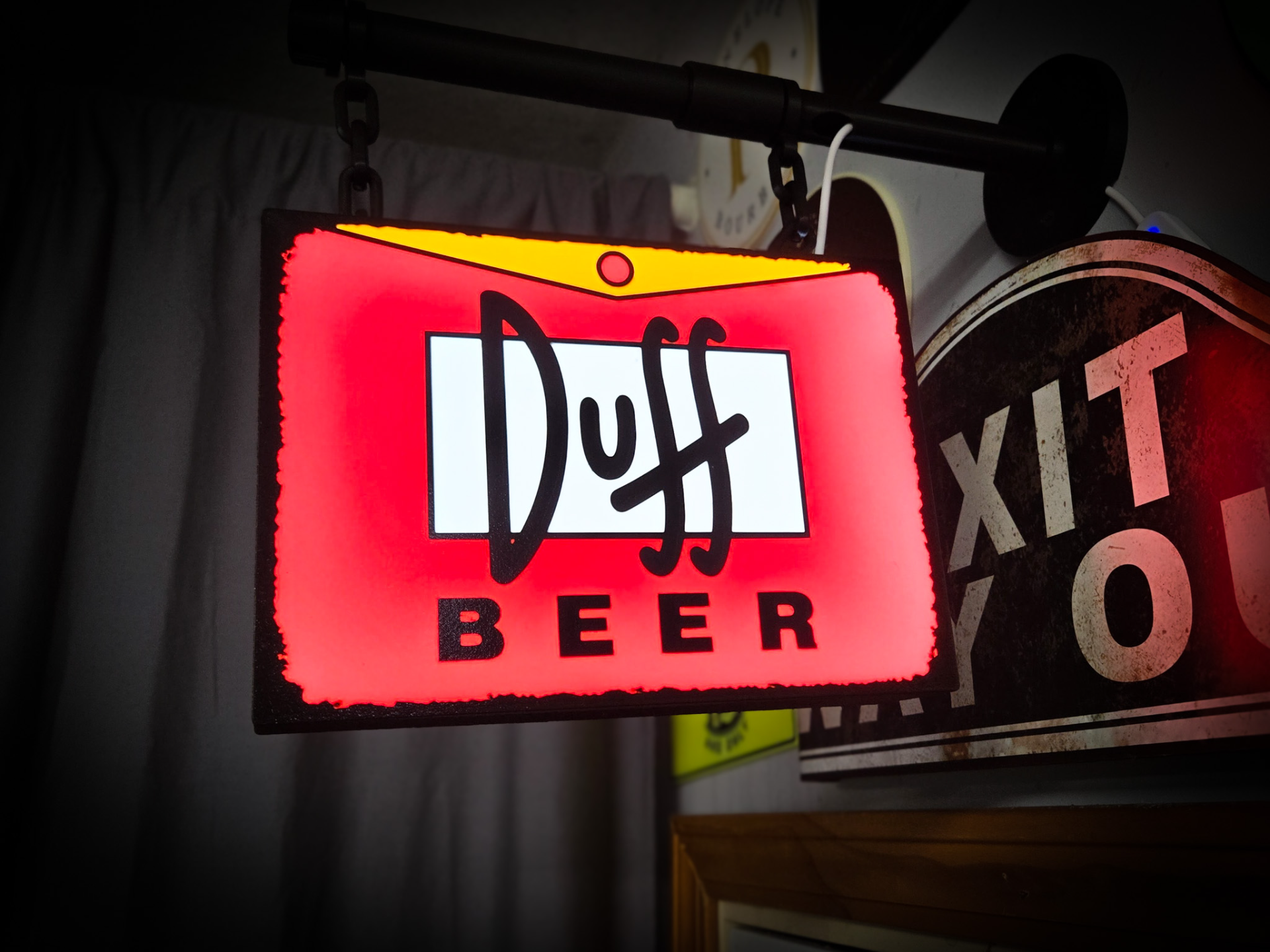 DUFF BEER ~ 2-Sided Rectangle Lightbox
