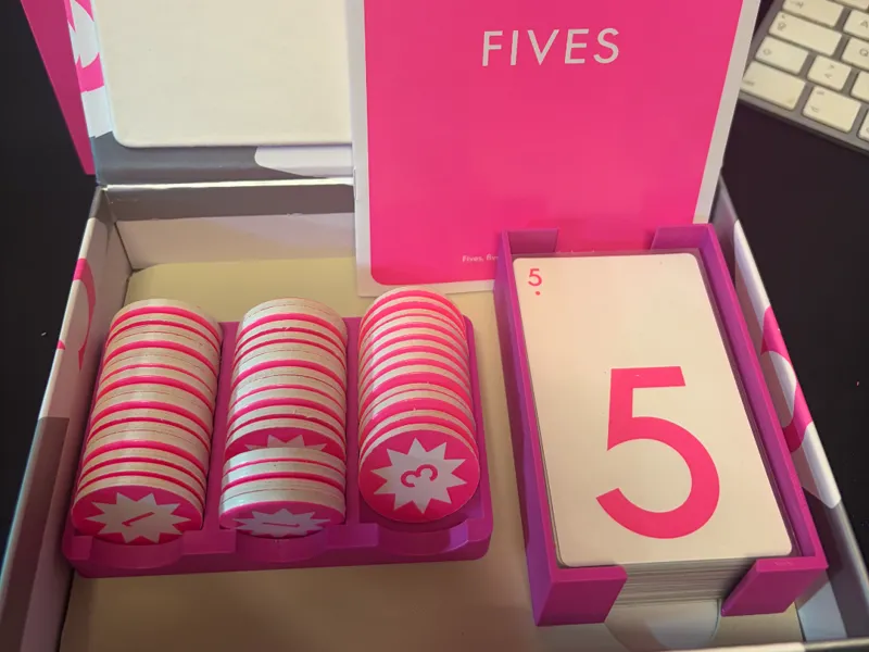 Fives (CMYK) – Sleeved Card Insert