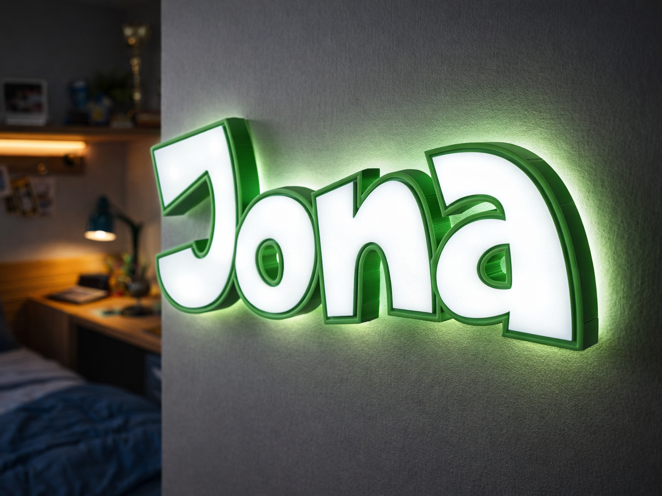 Insegna Led personalizzata Lightbox - Jona