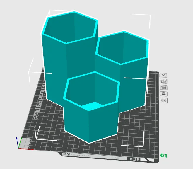 Hexagonal Pen Holder