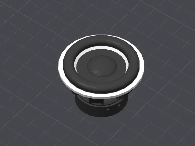 Subwoofer keychain with NFC