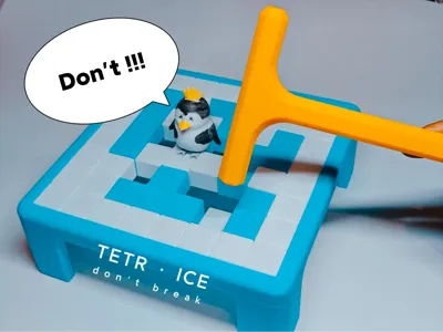 Smashing ice cubes