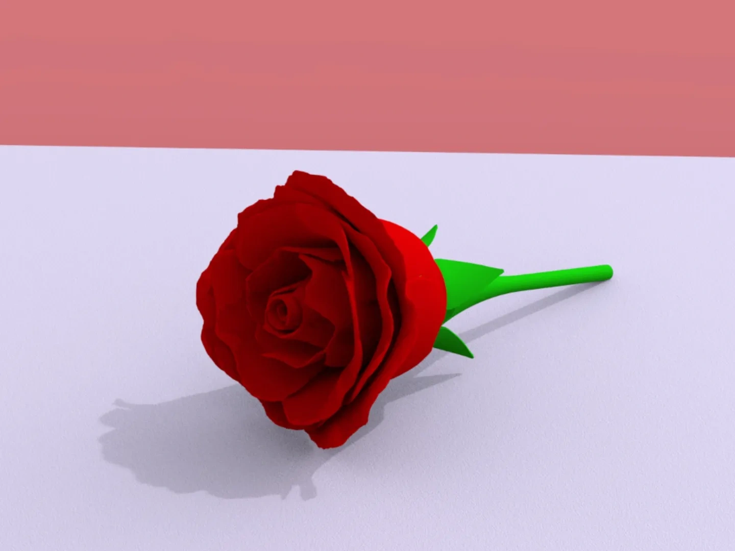 玫瑰花（无需支撑）