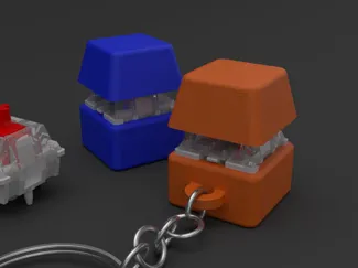 Keyboard Key Fidget Toy: Outemu Switch Keychain