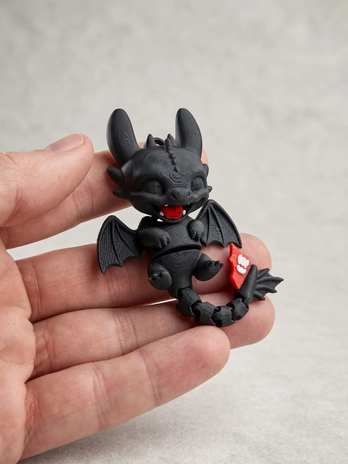 Cute Articulated Night Fury Trio view 4