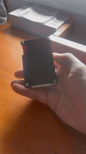 Wallet Modular con Tornillos M3 y Goma de Sujeción