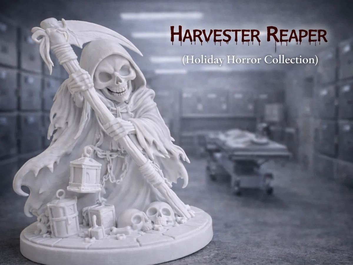 Harvester Grim Reaper (Holiday Horror Collection) - Free 3D Print Model ...