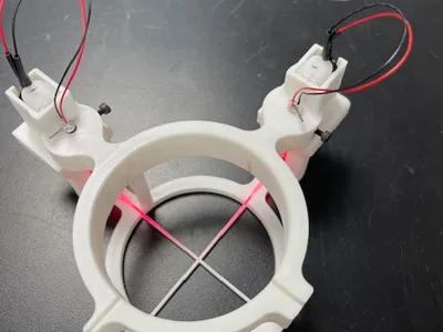 Shapeoko 4 Spindle laser cross hairs-alignment jig