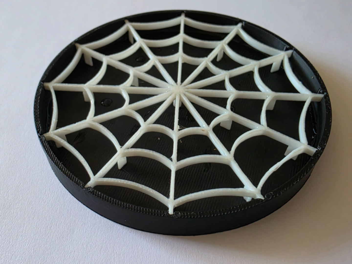 Cobweb Coaster with drip tray