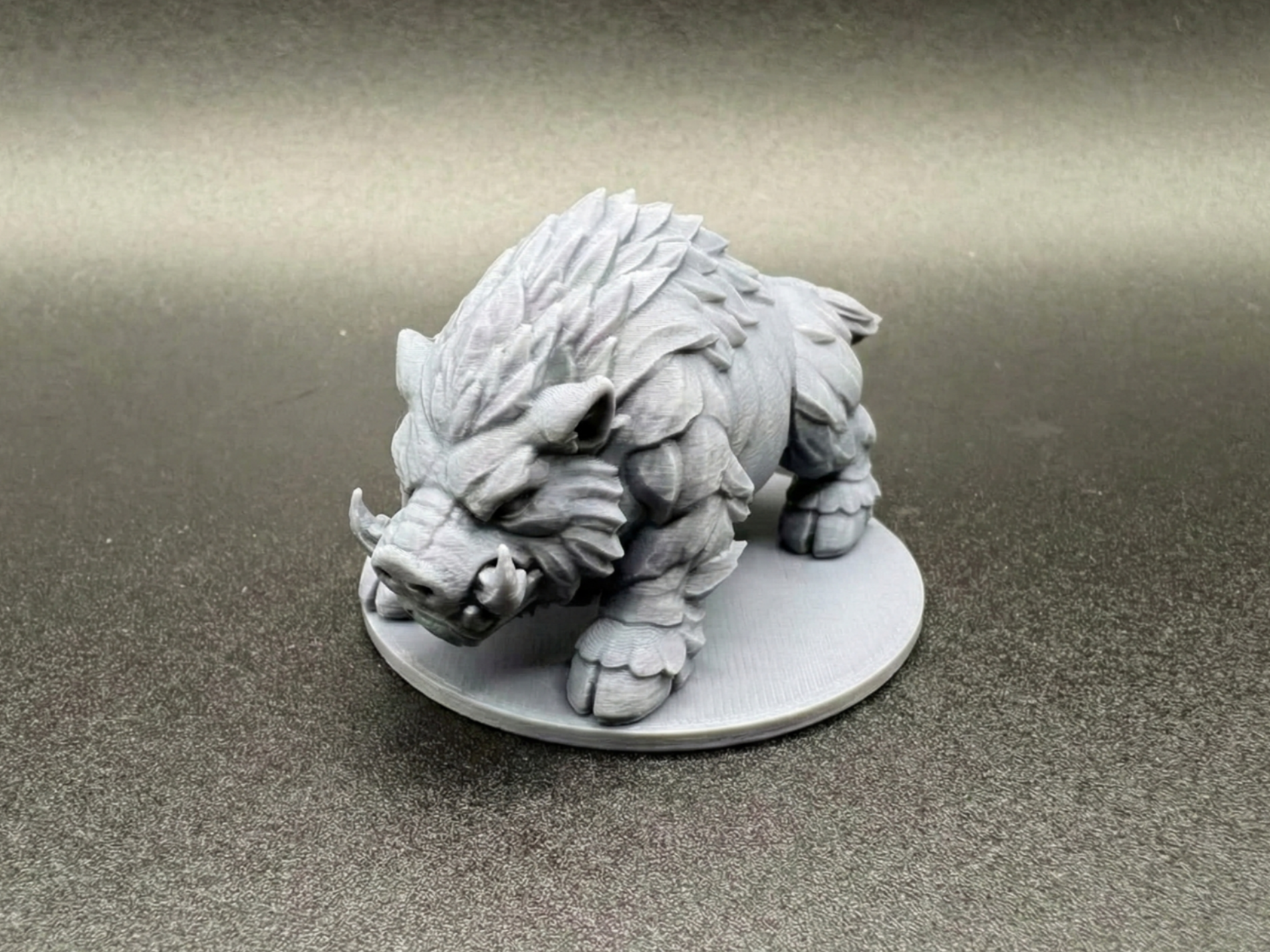Dire Boar - Tabletop Miniature (Removable Base)
