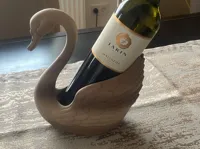 Elegant Swan Wine Bottle Holder