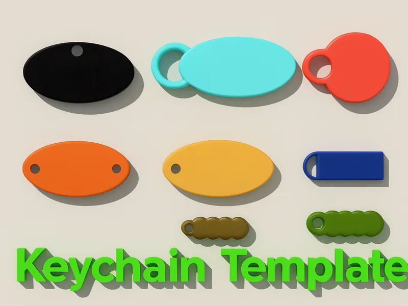 Keychain Template - Scalable