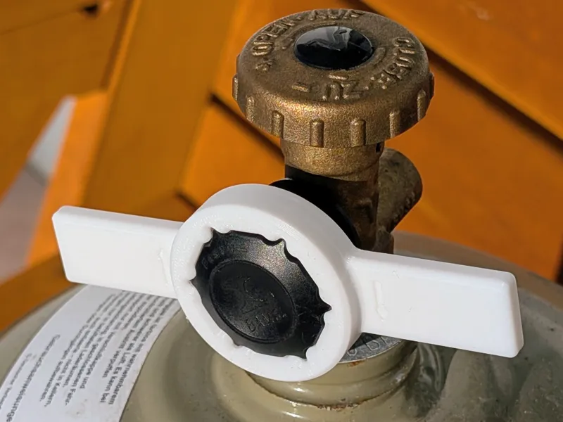 GasBuddy - Gasflaschen-Schutzkappen-Schlüssel