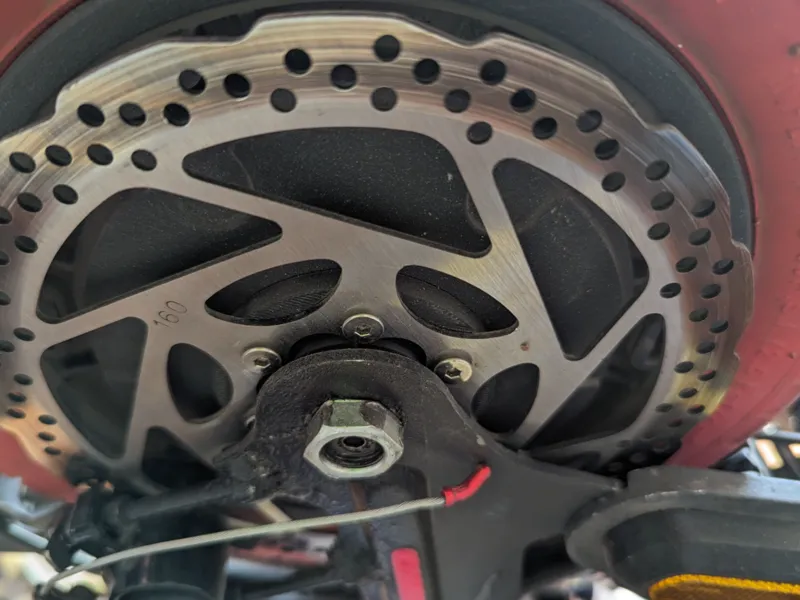 Xiaomi scooter motor brake disc spacer