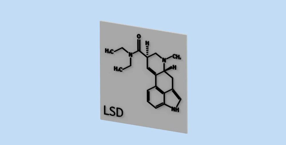 Lsd Lab Map Lab Wall Art - LSD - Free 3D Print Model - MakerWorld