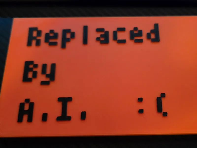 Replaced by AI Sign