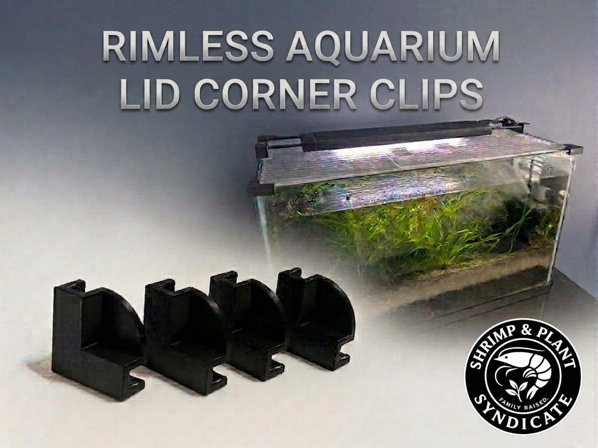 Rimless Aquarium Corner Lid Clips
