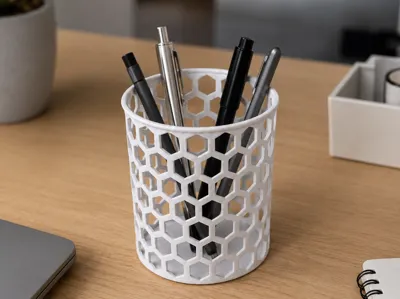 Hexagon Pen Holder