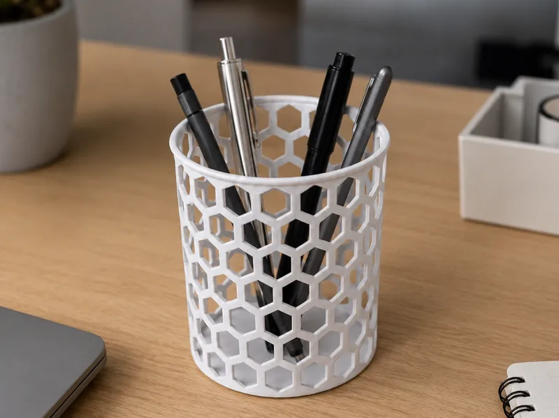 Hexagon Pen Holder