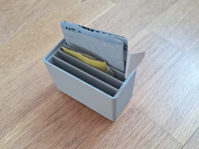 Gridfinity sandpaper holder