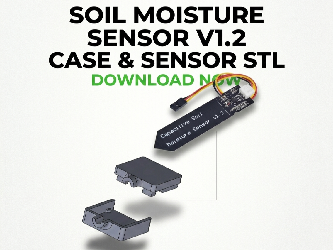 Capacitive Soil Moisture Sensor v1.2 Case (best)
