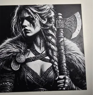 Viking-woman Hueforge