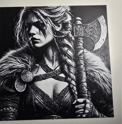 Viking-woman Hueforge