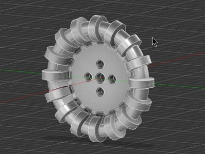 Integrated omni-wheel