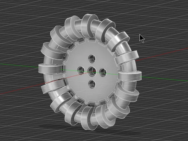 Integrated omni-wheel