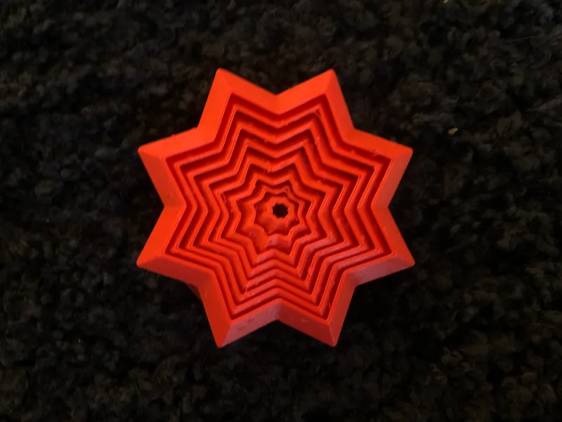 Mesmerizing Star Fidget - Print In Place - 1h 40