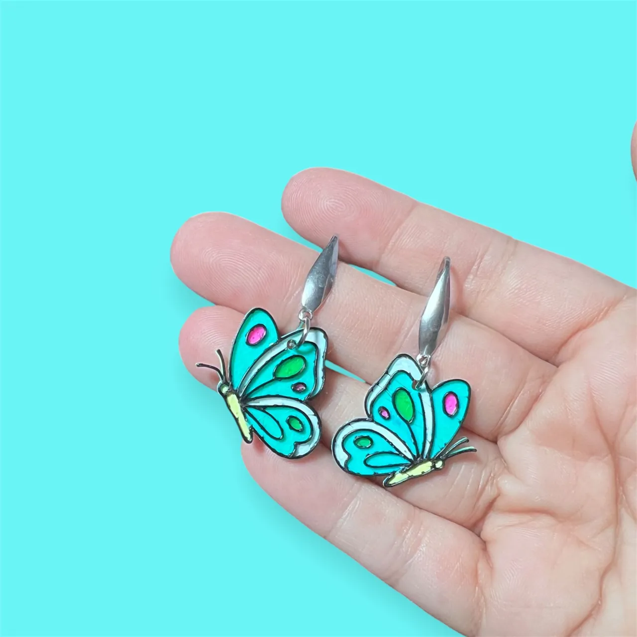 Pendientes de mariposa view 3