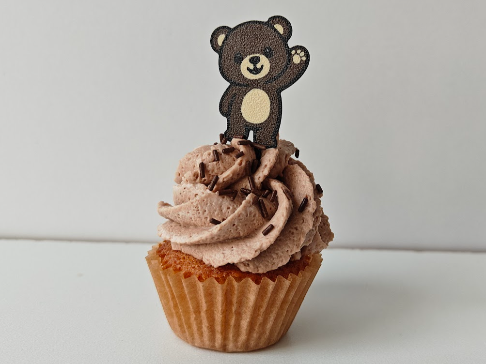 Cute teddy bear Cupcake Topper collection