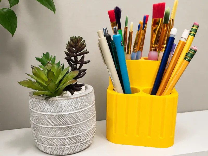 Tiered Pencil Holder or Paint brush holder