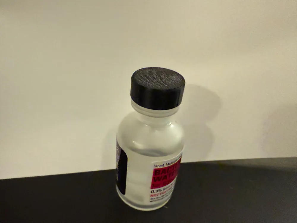 30mL Bacteriostatic Water Vial Cap - Free 3D Print Model - MakerWorld 30mL Bacteriostatic Water Vial Cap - Free 3D Print Model - MakerWorld