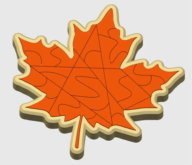 Maple Leaf Puzzle (Hard)
