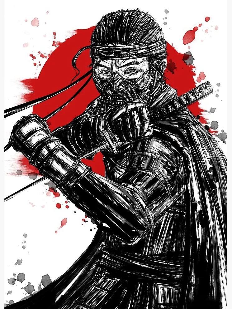 Jin from Ghost of Tsushima Hueforge