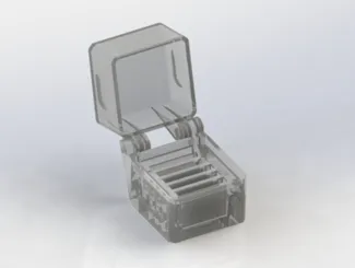 Portable small Guitar Pick Holder / Box