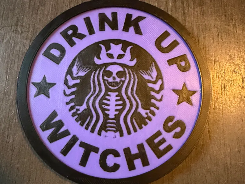 Drink up Witches Coaster