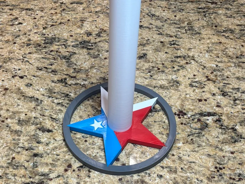 Paper Towel Stand Texas Style
