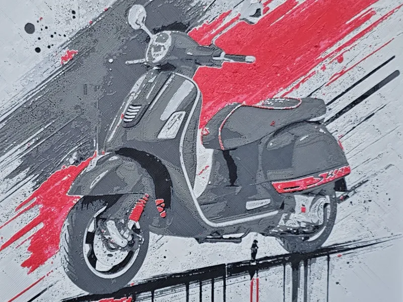 Vespa GTS HueForge