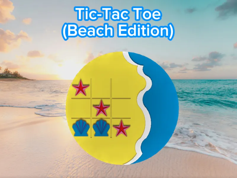 Tic Tac Toe ( Beach Edition)