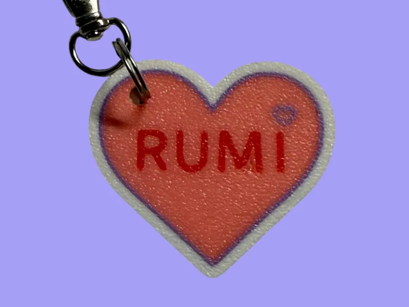k-pop demon hunters keychain Rumi 