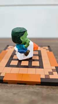 Figurine Chicken Jockey Minecraft — photo 9