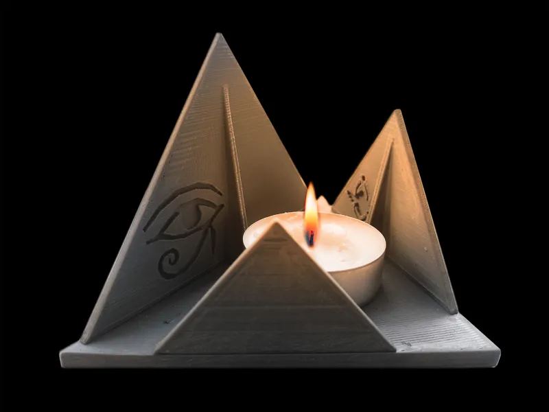 Pyramid Candle Stand