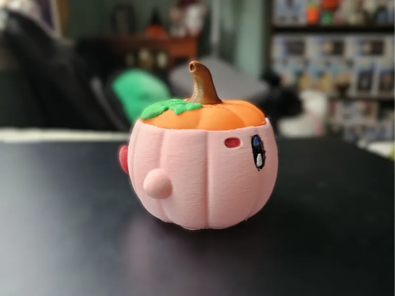 Kirby Pumpkin Bowl Mouthful Mode