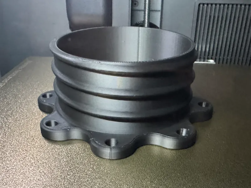 Absaugadapter 100mm Linksgewinde mit Magneten 8mm
