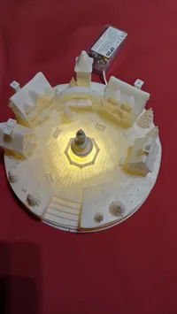 Same settings - A1 - round back cover - lamps - supports